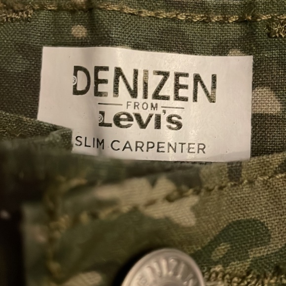 Levi’s Denizen slim carpenter camo pants size 14 regular NWT - Picture 4 of 9